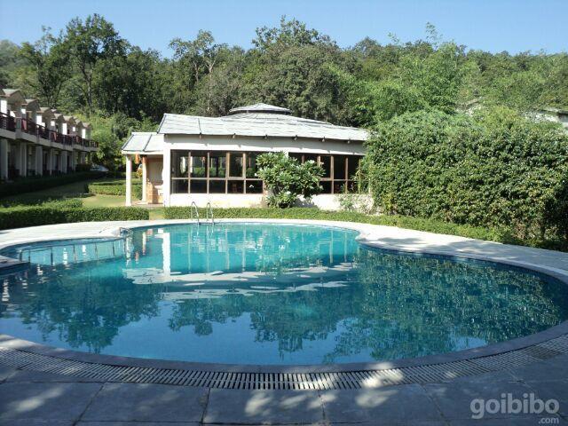 Corbett Rattan Hotel Garjia Buitenkant foto